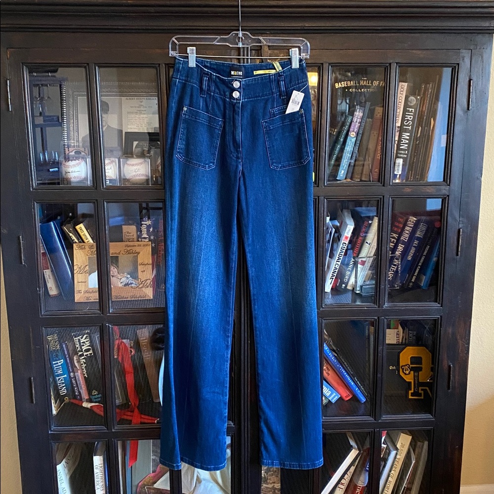 Anthropologie Maeve Junie High Rise Wide -Leg Jeans - Picture 6 of 8